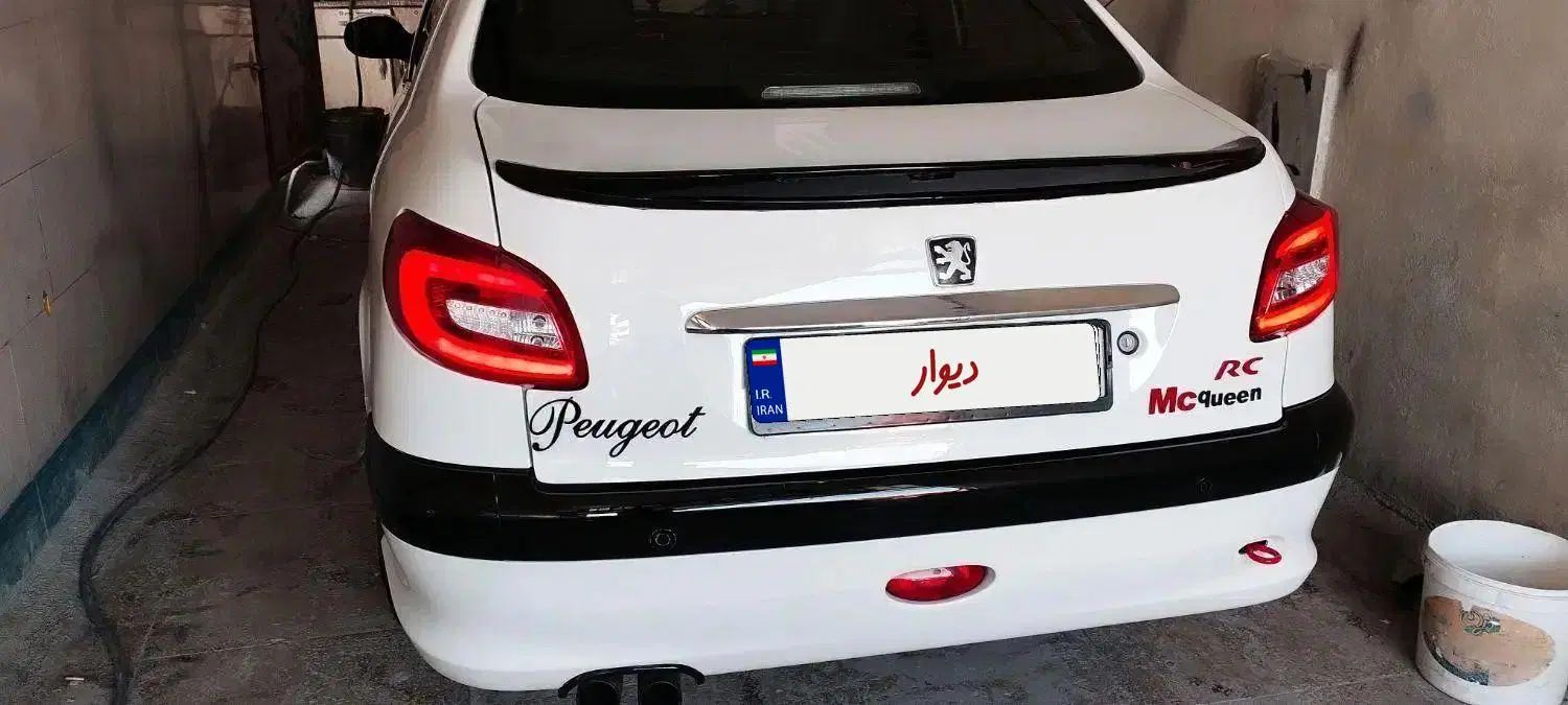 پژو ۲۰۶ صندوق دار v8 - 1396