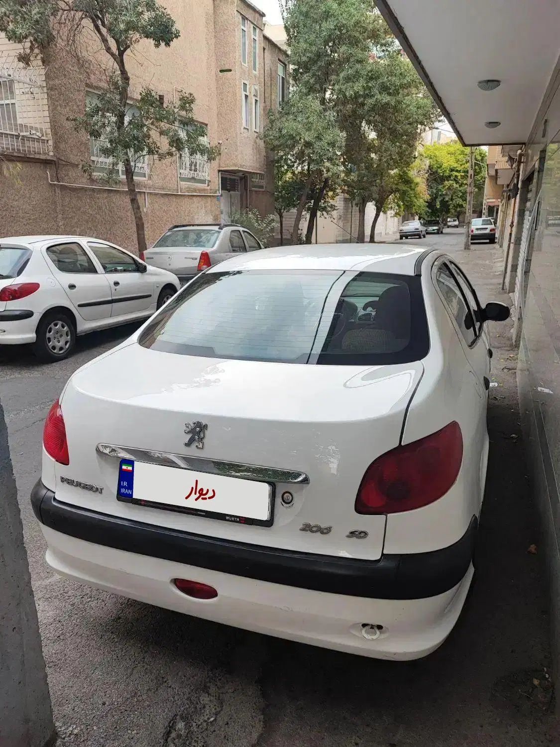 پژو ۲۰۶ صندوق دار v8 - 1398