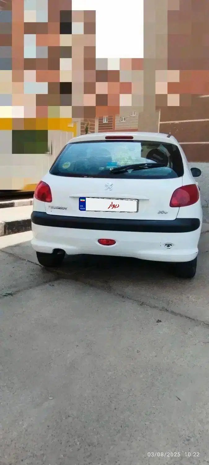 پژو 206 تیپ 3 - 1391