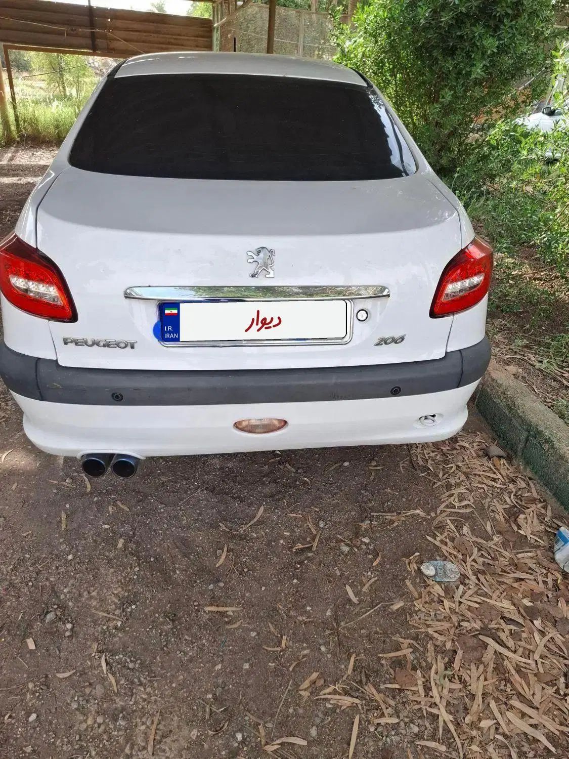 پژو ۲۰۶ صندوق دار v8 - 1393