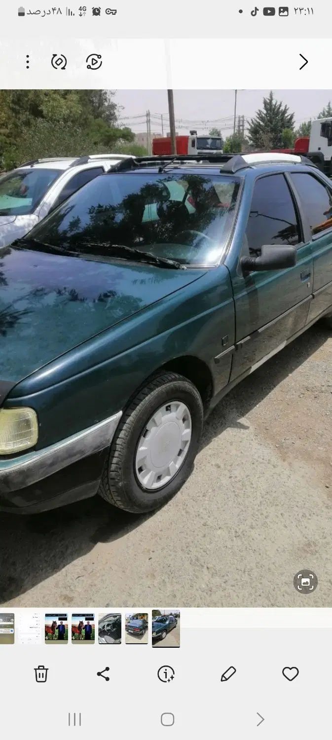 پژو آردی دوگانه سوز CNG - 1385