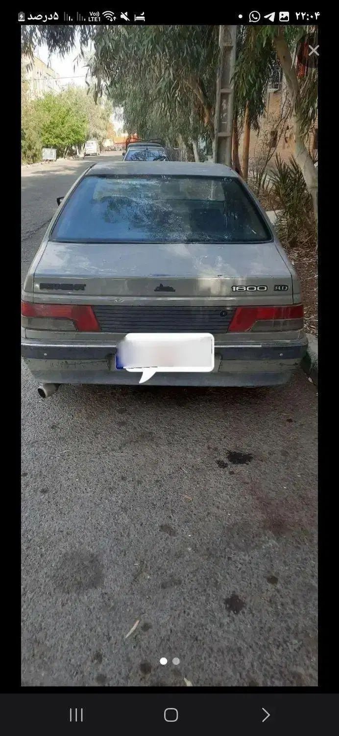 پژو آردی دوگانه سوز CNG - 1381