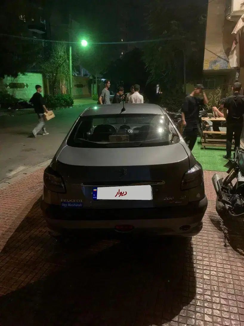 پژو ۲۰۶ صندوق دار v8 - 1386