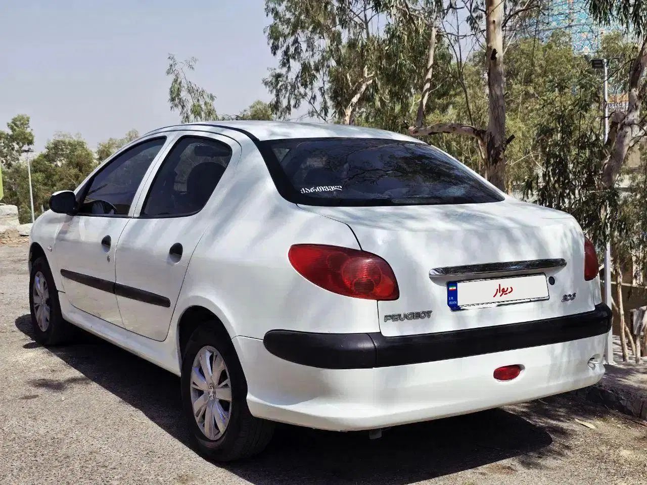 پژو ۲۰۶ صندوق دار v8 - 1388