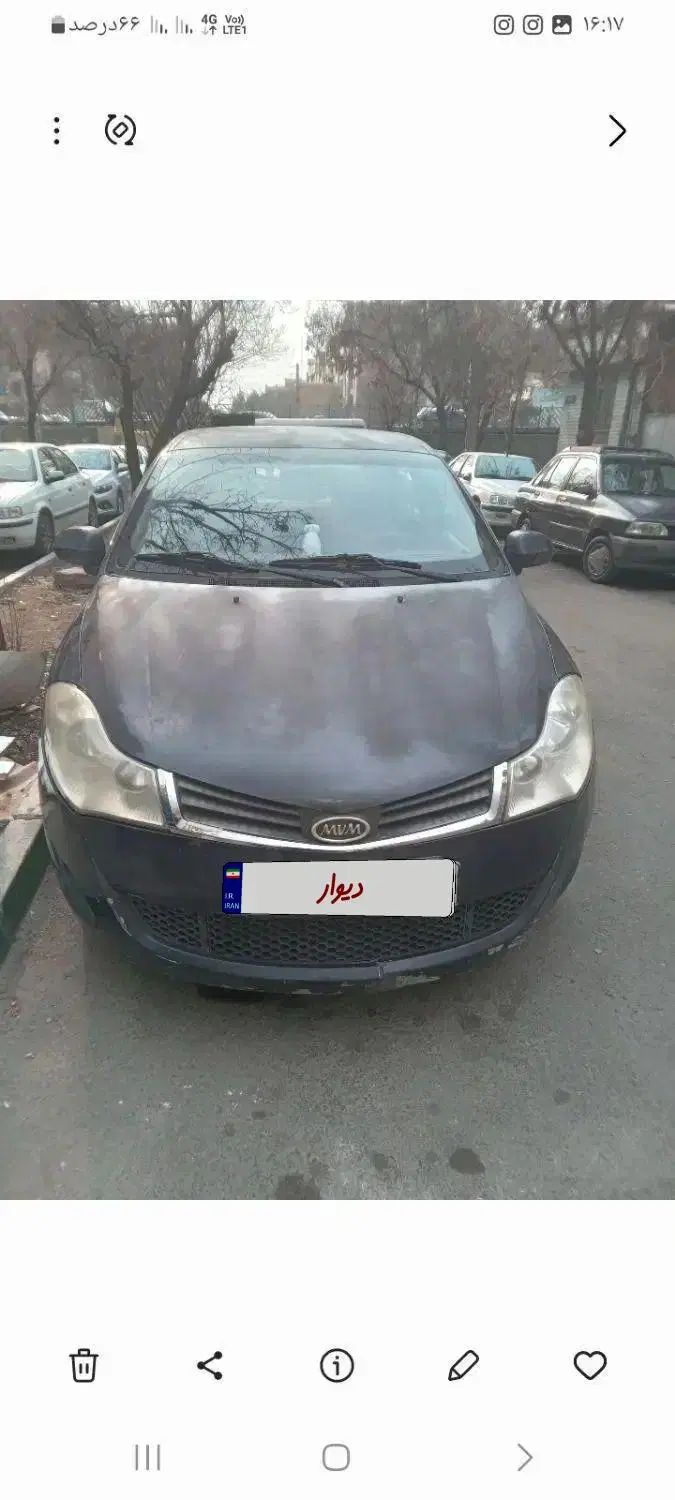 ام وی ام 315 هاچ بک ساده دنده ای - 1392