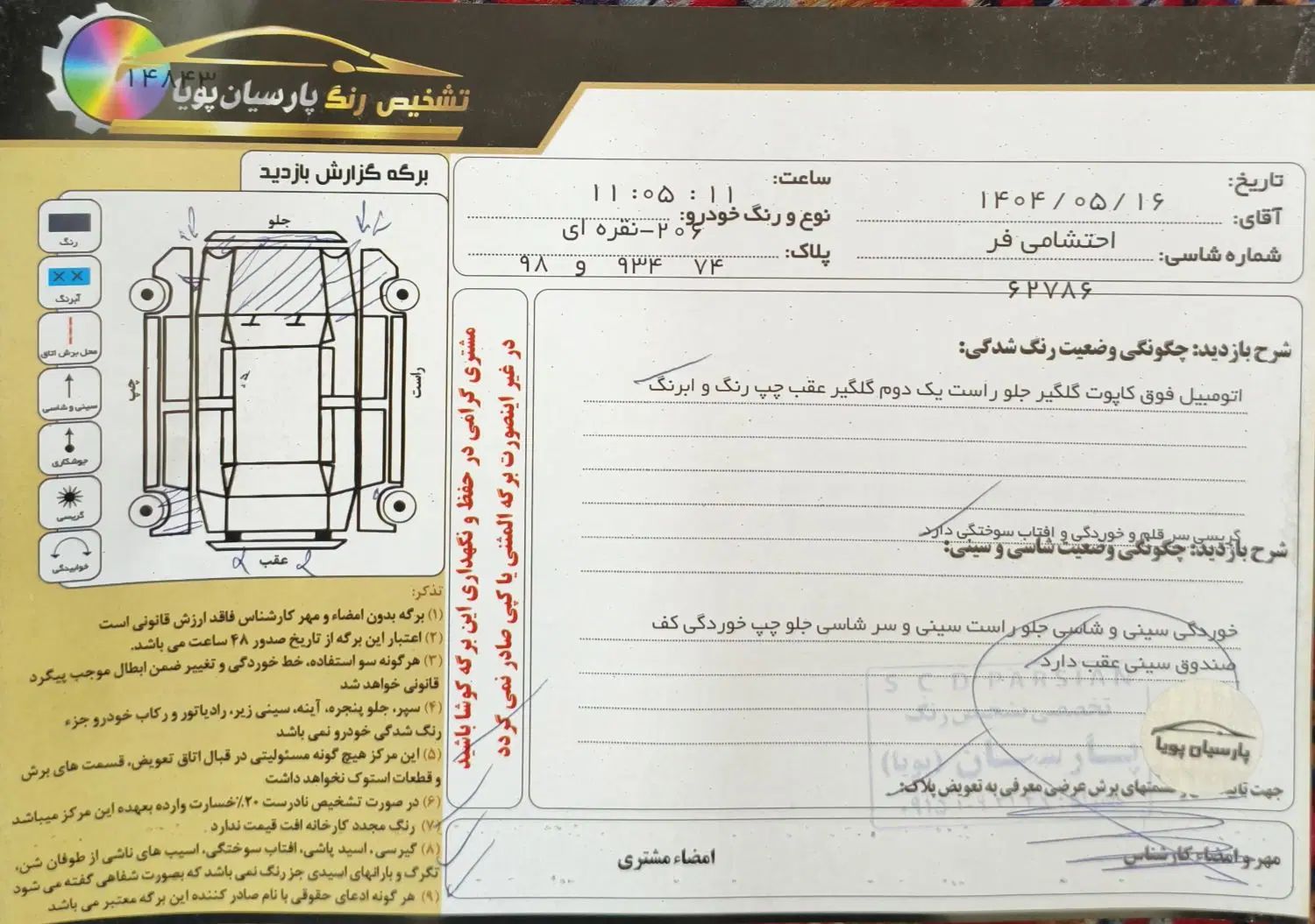 پژو 206 تیپ 2 - 1383
