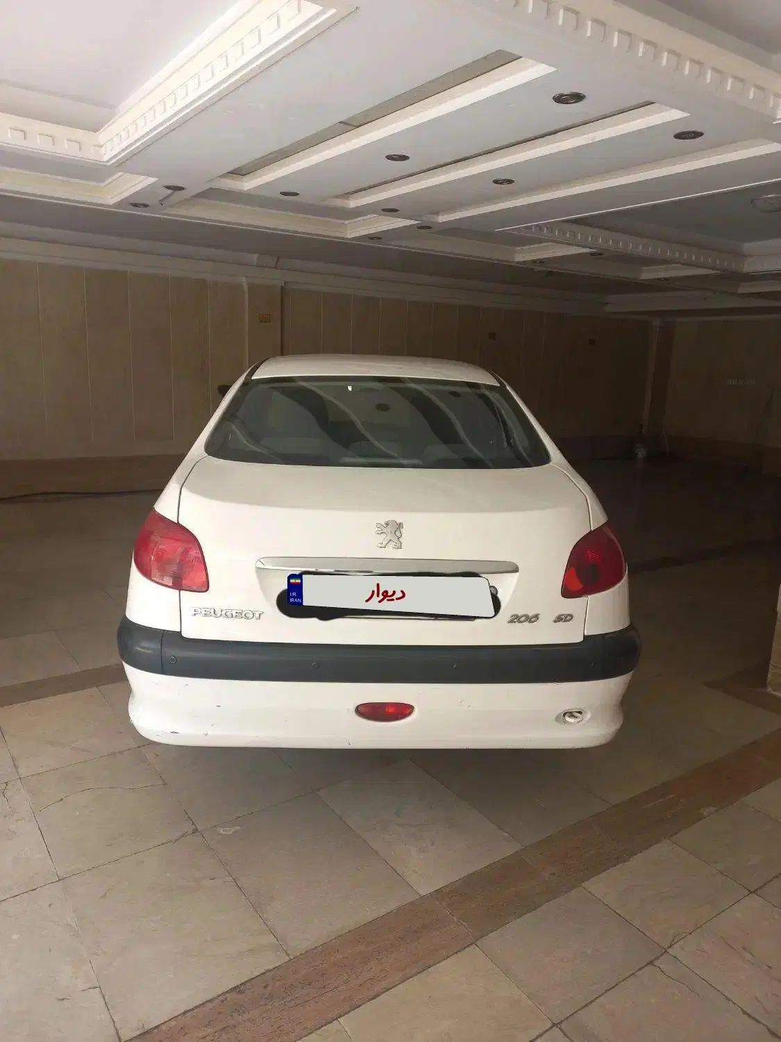 پژو ۲۰۶ صندوق دار v8 - 1398