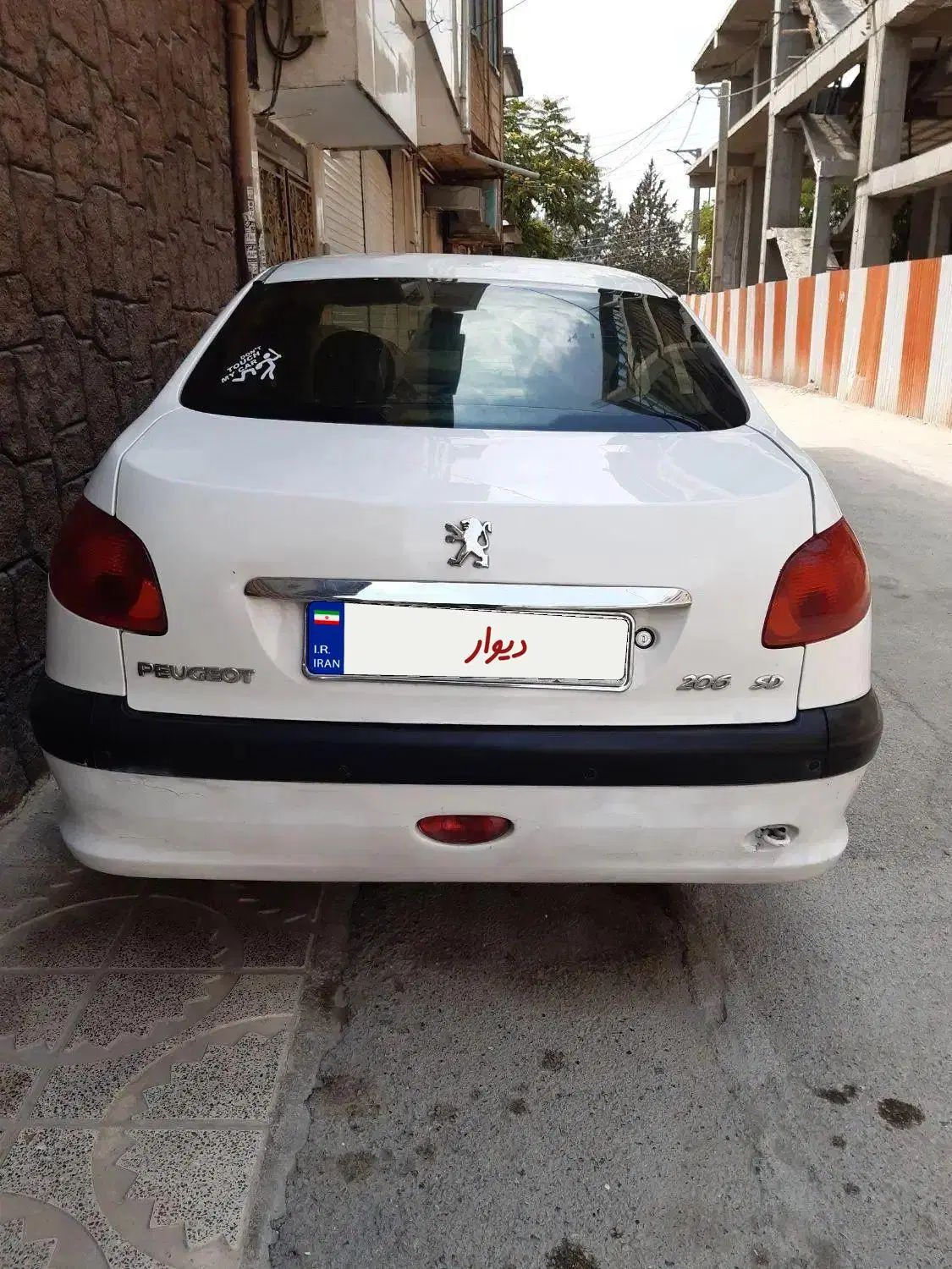 پژو ۲۰۶ صندوق دار v1 - 1388