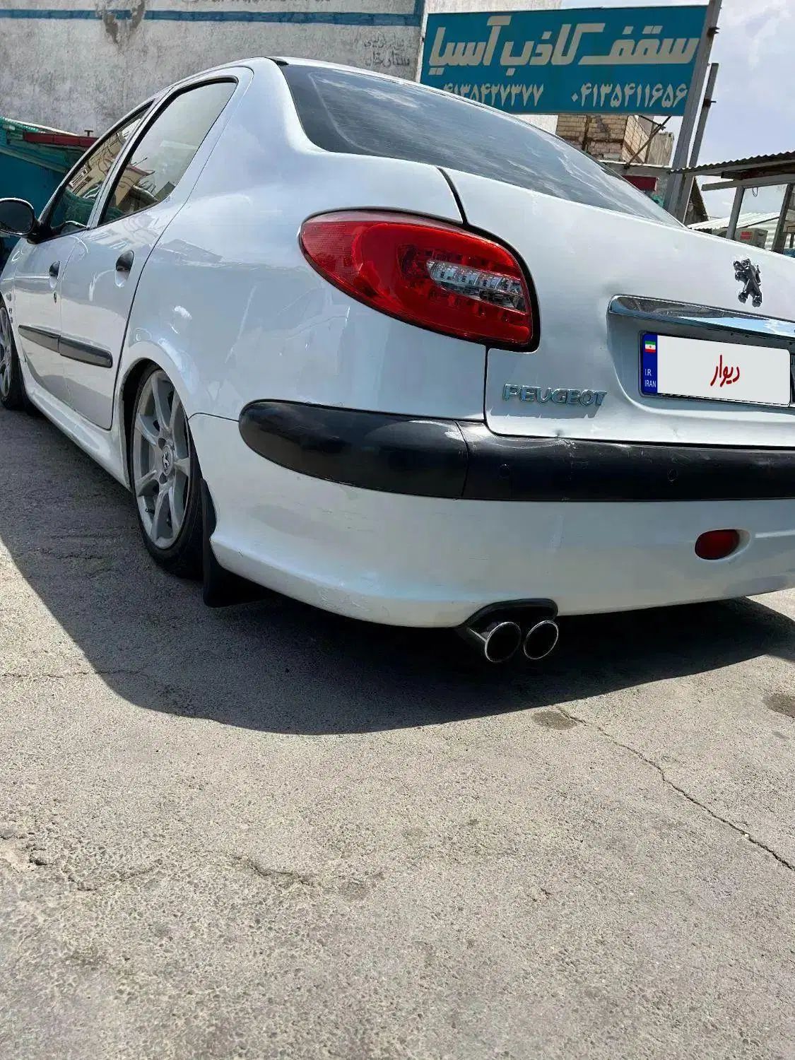 پژو ۲۰۶ صندوق دار v8 - 1389