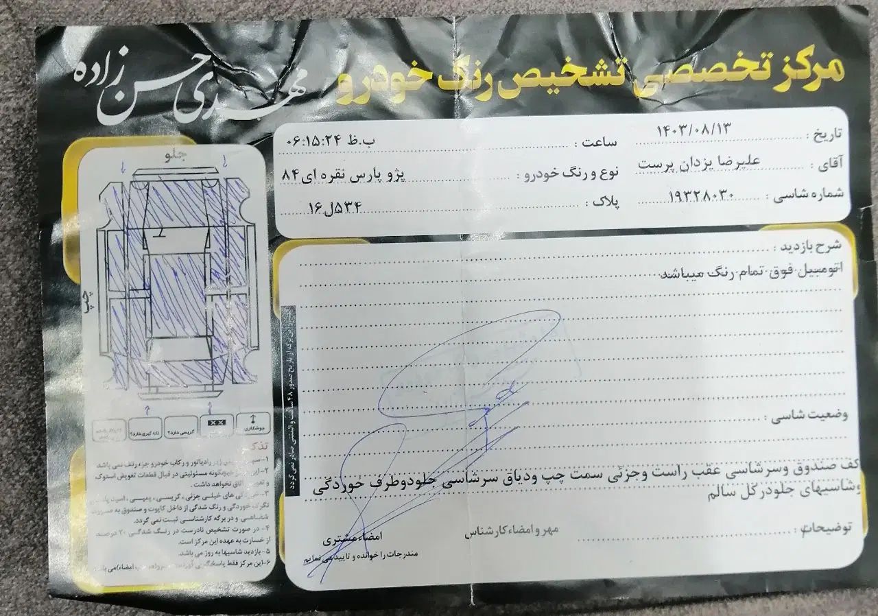پژو پارس XU7ساده - 1384