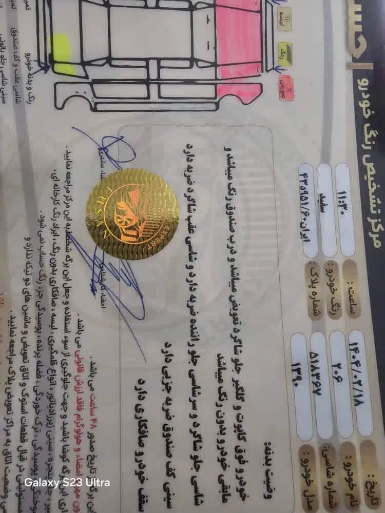 پژو 206 تیپ 6 - 1388