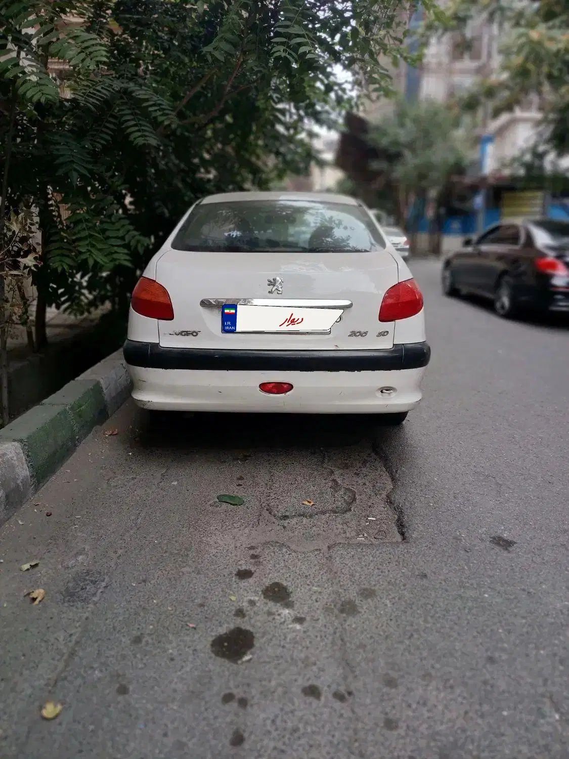 پژو ۲۰۶ صندوق دار v8 - 1386