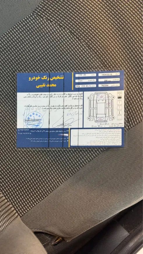 پژو 206 تیپ 5 - 1395