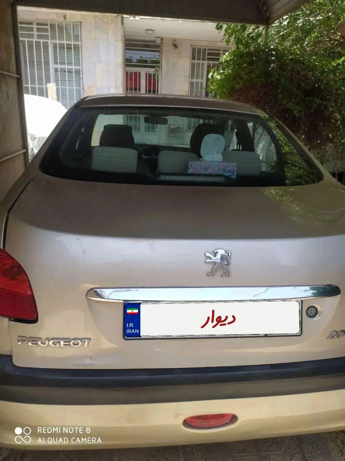 پژو ۲۰۶ صندوق دار v2 - 1387