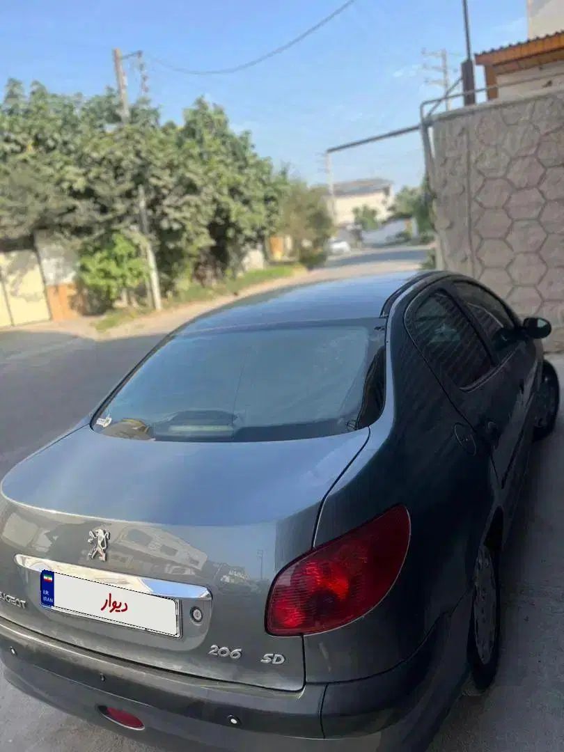 پژو ۲۰۶ صندوق دار v8 - 1393