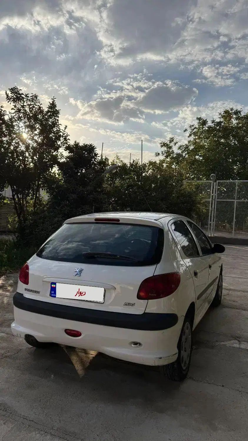 پژو 206 تیپ 3 - 1391