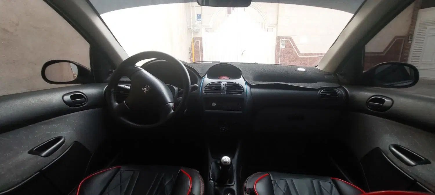 پژو ۲۰۶ صندوق دار v8 - 1387