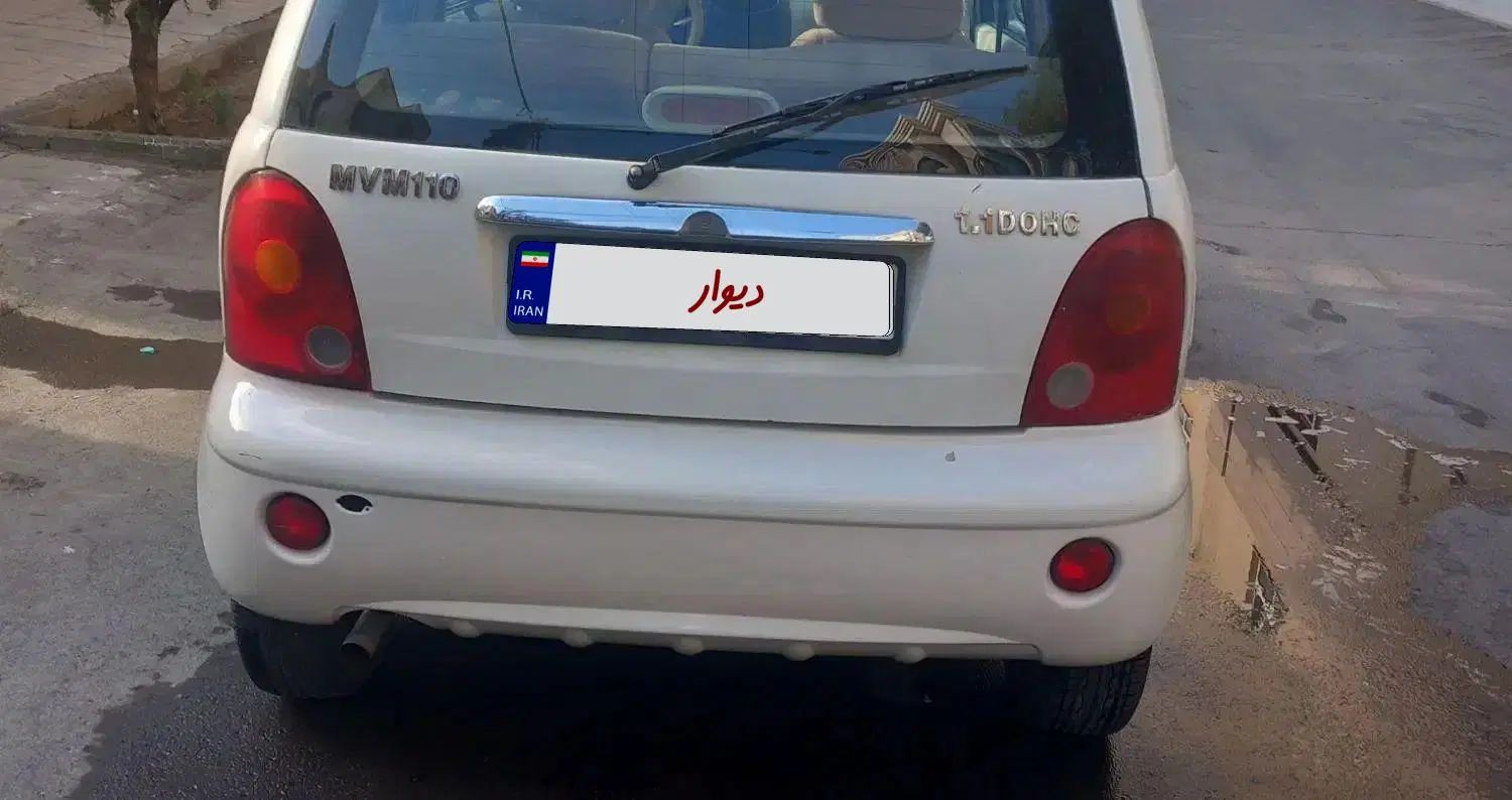 ام وی ام 110 چهار سیلندر دنده ای - 1391