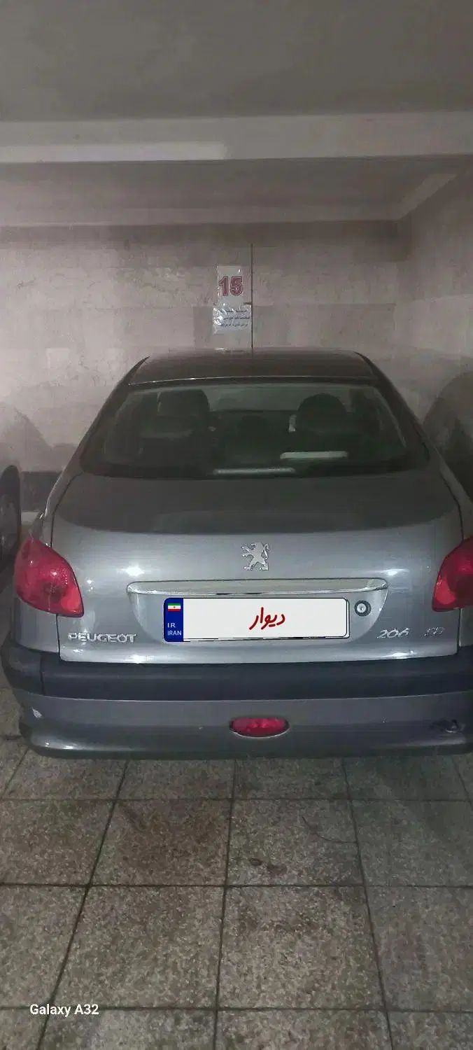 پژو ۲۰۶ صندوق دار v8 - 1394