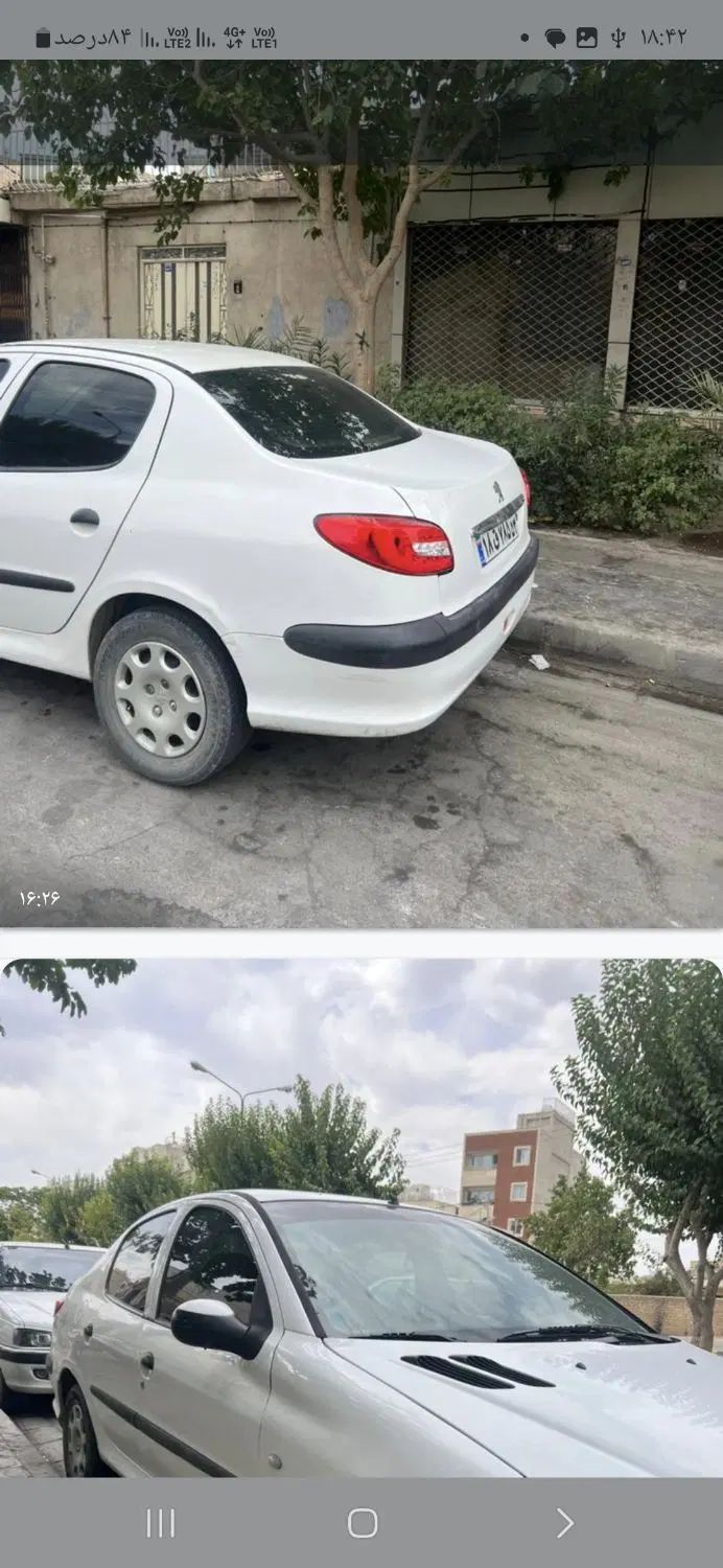پژو ۲۰۶ صندوق دار v8 - 1392