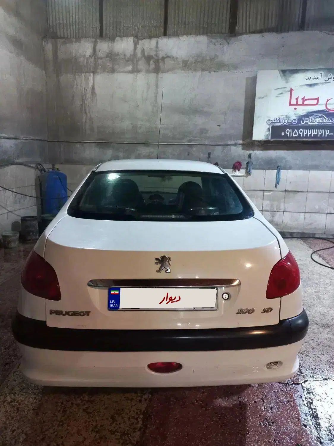 پژو ۲۰۶ صندوق دار v1 - 1388