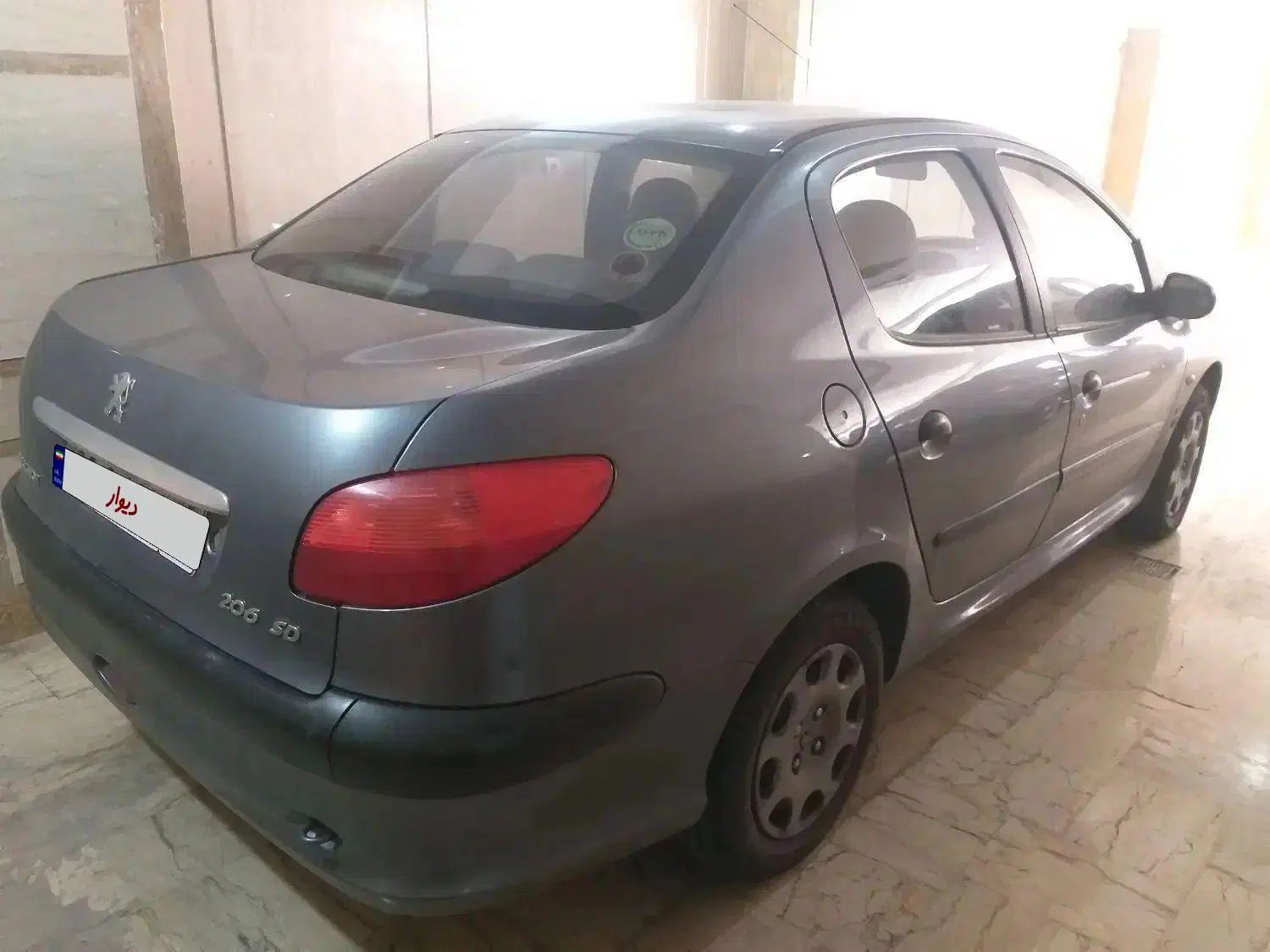 پژو ۲۰۶ صندوق دار v8 - 1389