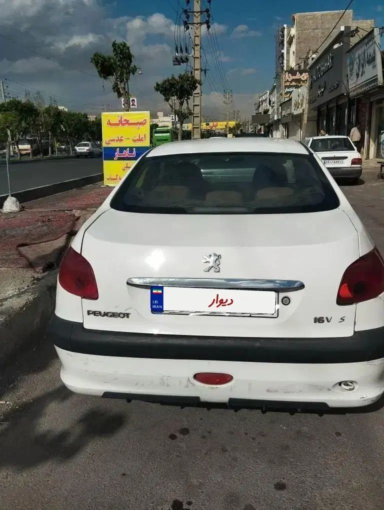پژو ۲۰۶ صندوق دار v8 - 1388