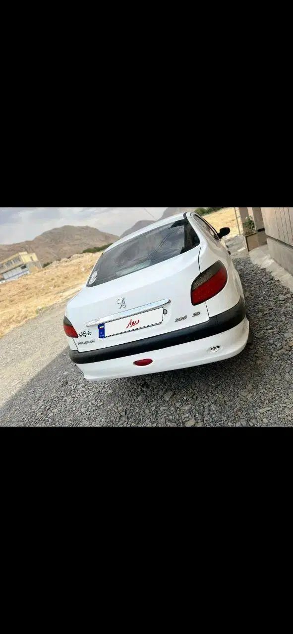 پژو ۲۰۶ صندوق دار v8 - 1394