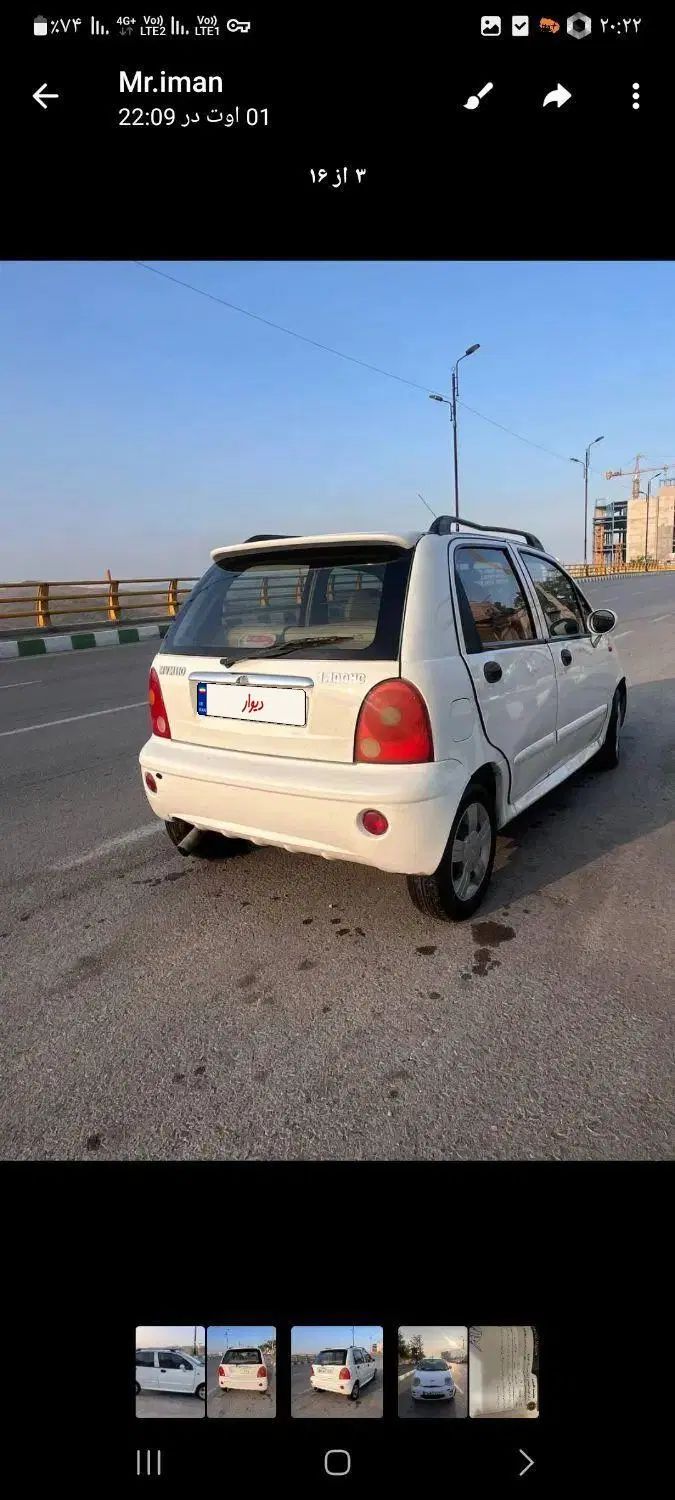 ام وی ام 110 چهار سیلندر دنده ای - 1391
