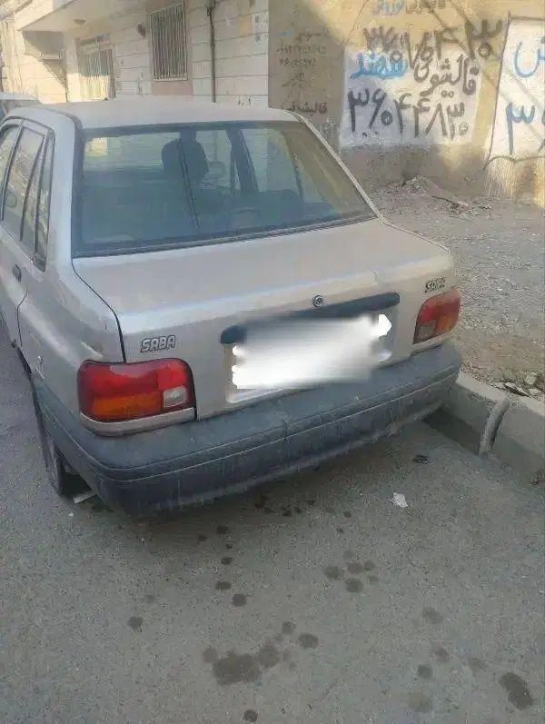 پراید صبا بنزینی - 1386