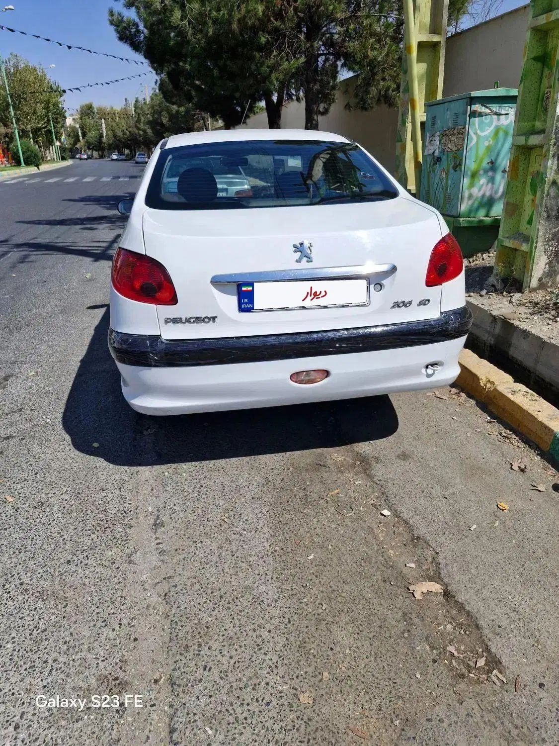پژو ۲۰۶ صندوق دار v20 - 1390