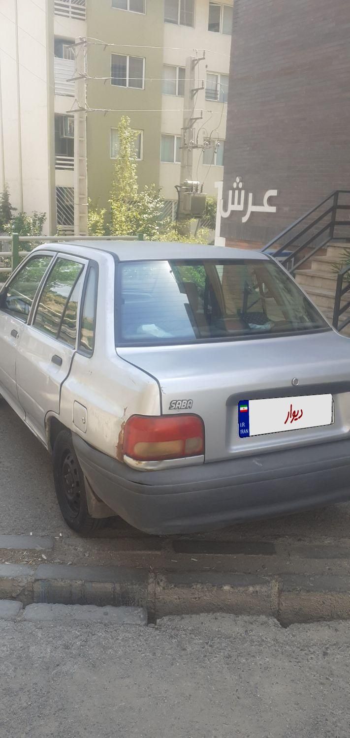 پراید صبا بنزینی - 1386