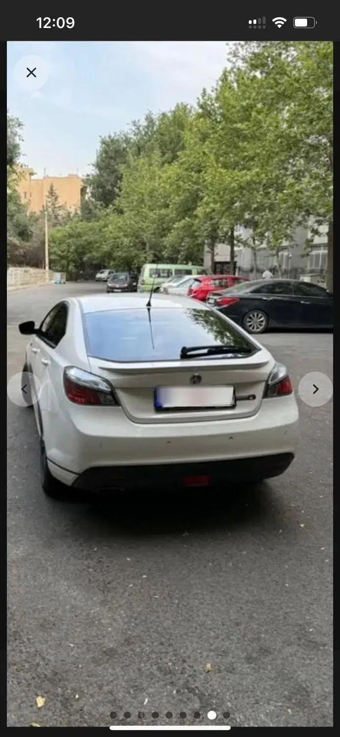 ام جی 6 لیفت بک GT فیس قدیم - 2014