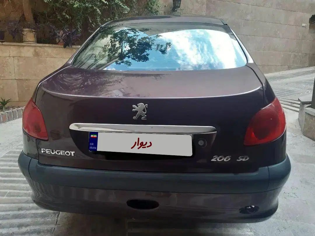 پژو ۲۰۶ صندوق دار v20 - 1390