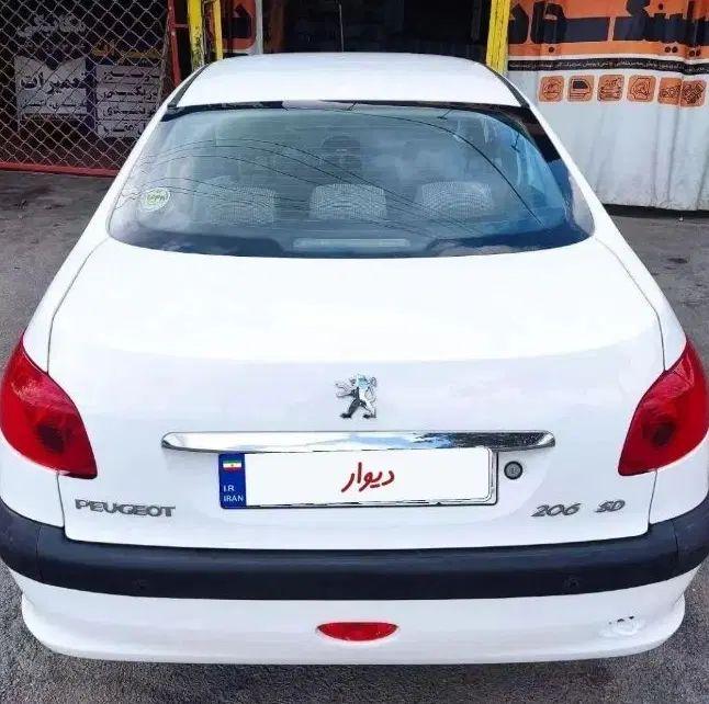 پژو ۲۰۶ صندوق دار v8 - 1395