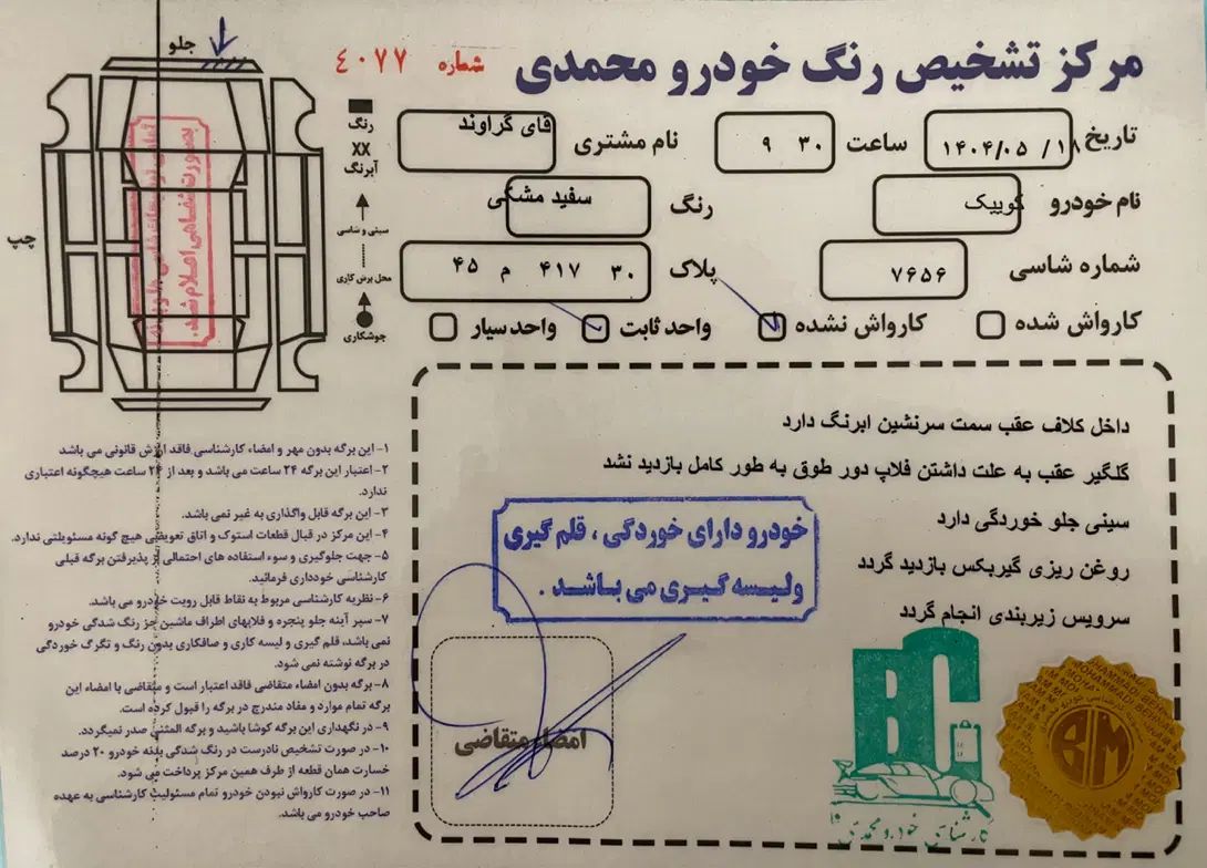 کوییک R دنده‌ای - 1400