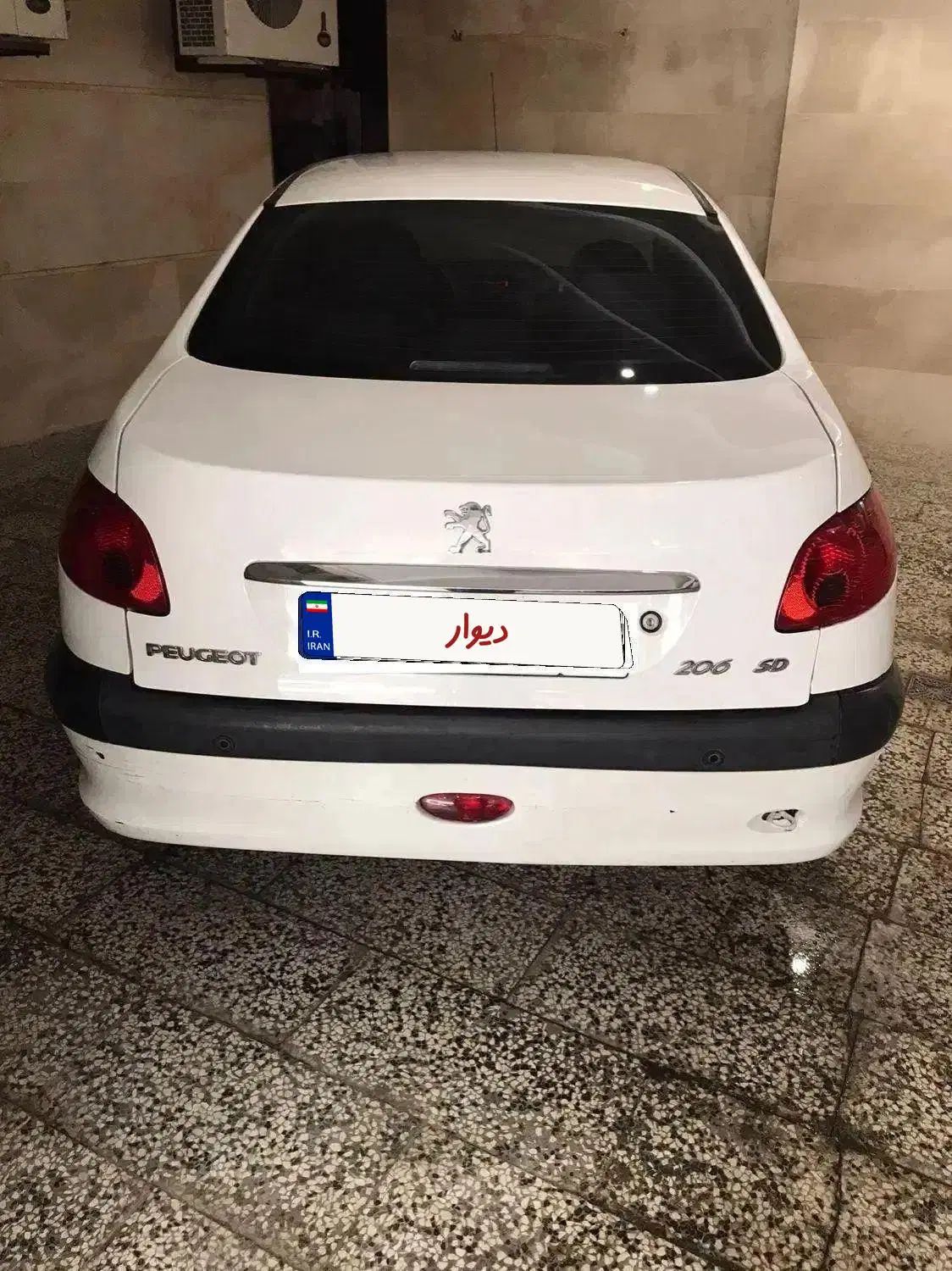 پژو ۲۰۶ صندوق دار v8 - 1395