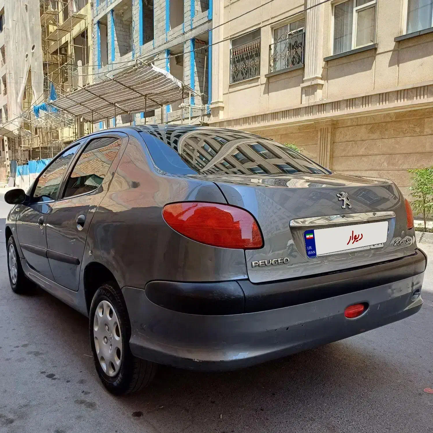 پژو ۲۰۶ صندوق دار v8 - 1388