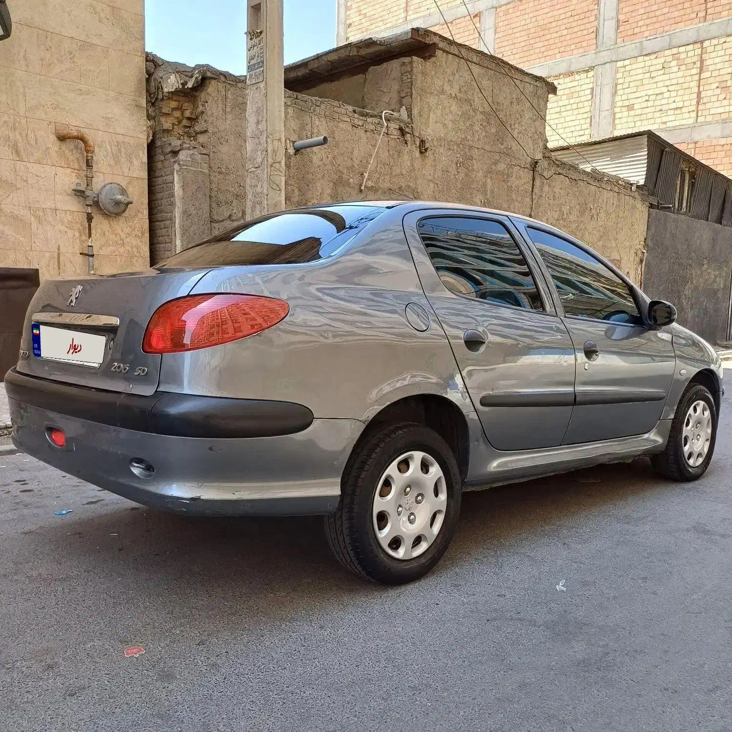 پژو ۲۰۶ صندوق دار v8 - 1388