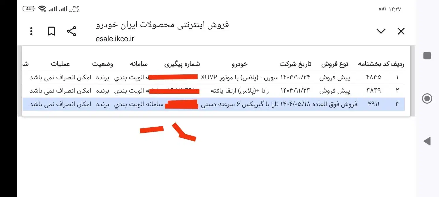 خودرو تارا، دنده‌ای آگهی ann_19960514