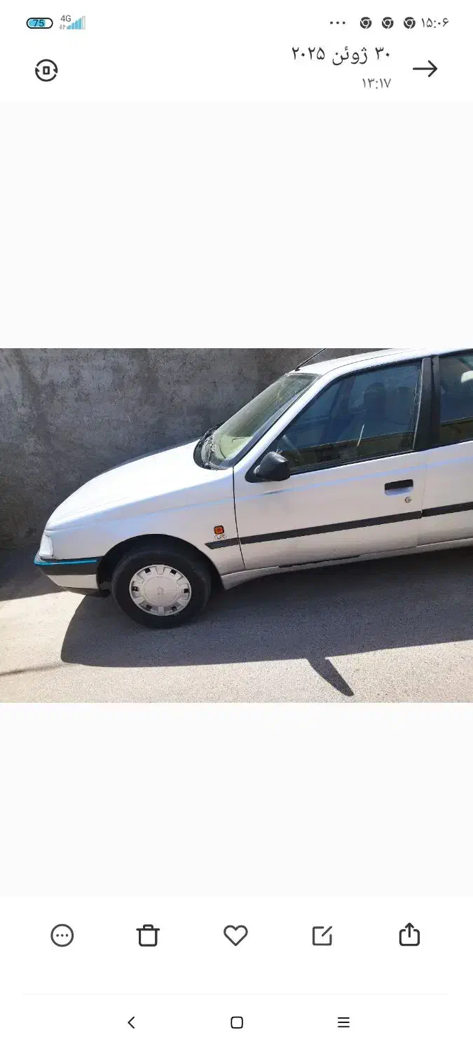 پژو 405 GLX - دوگانه سوز - 1397