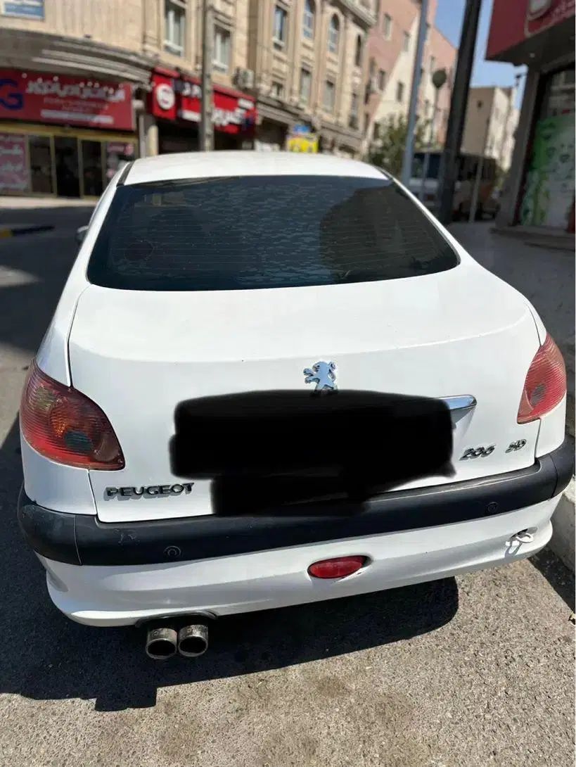 پژو ۲۰۶ صندوق دار v8 - 1396