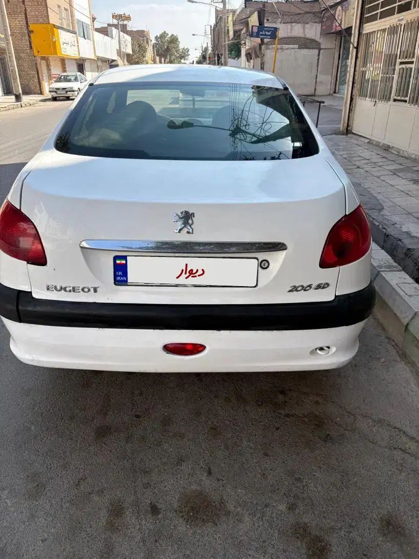 پژو ۲۰۶ صندوق دار v8 - 1389