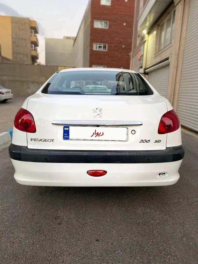 پژو ۲۰۶ صندوق دار v8 - 1397