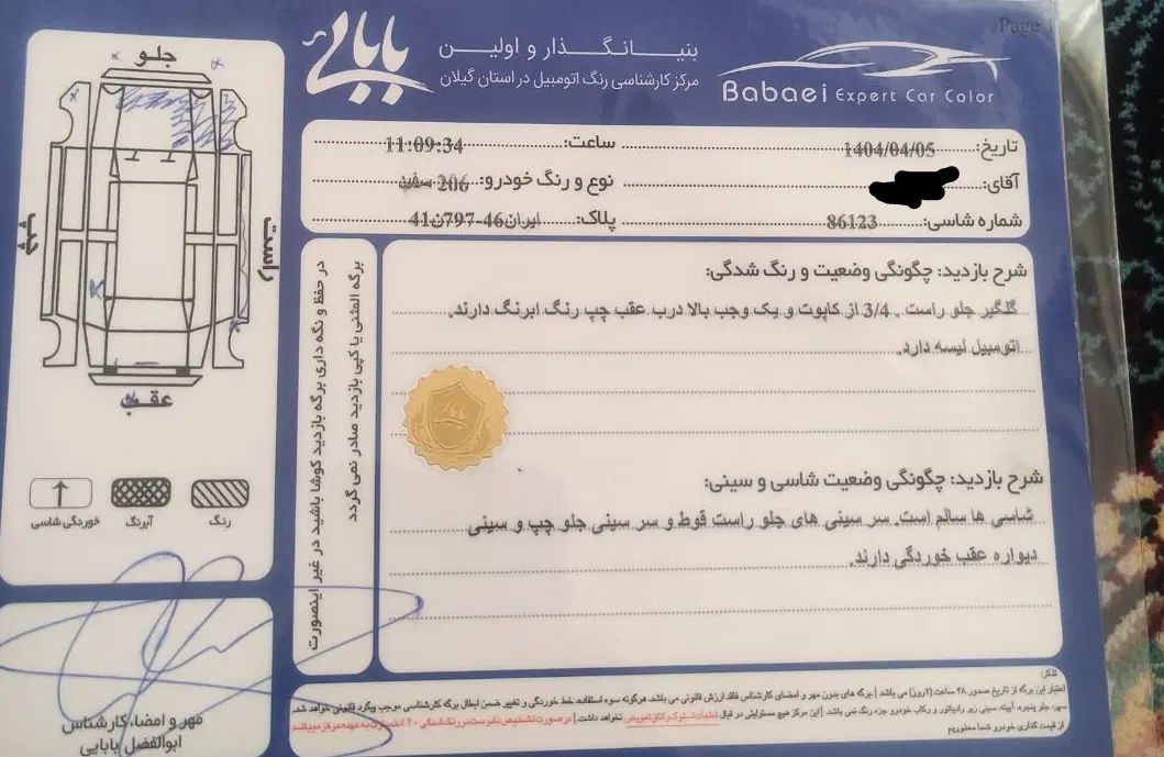 پژو 206 تیپ 2 - 1391