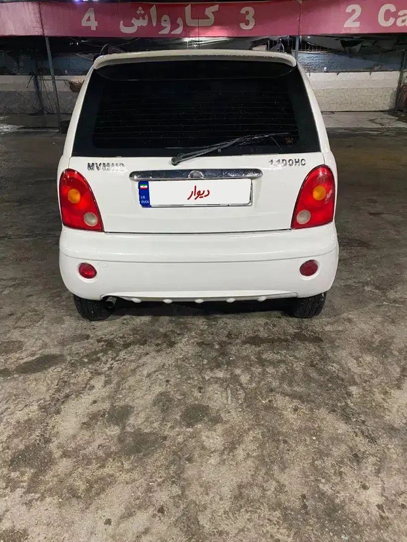 ام وی ام 110 چهار سیلندر دنده ای - 1391