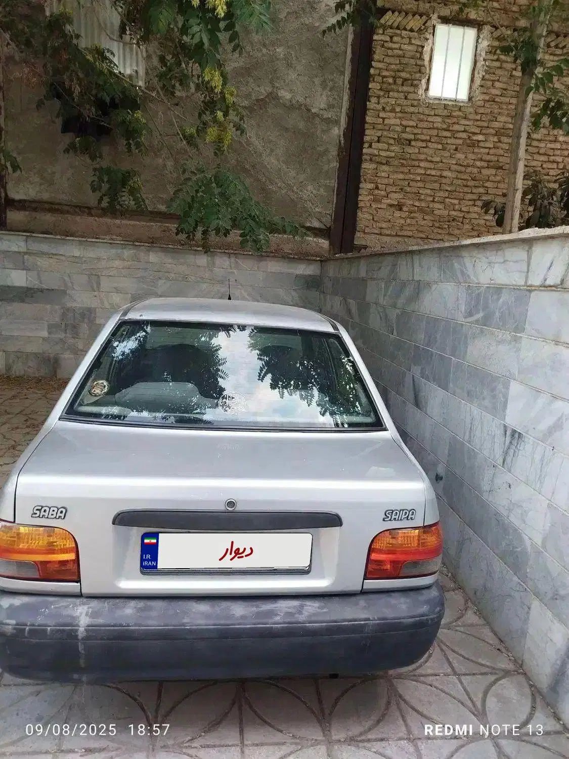 پراید صبا بنزینی - 1385