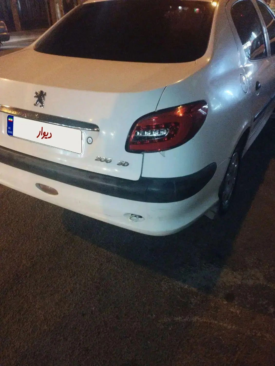پژو ۲۰۶ صندوق دار v8 - 1393