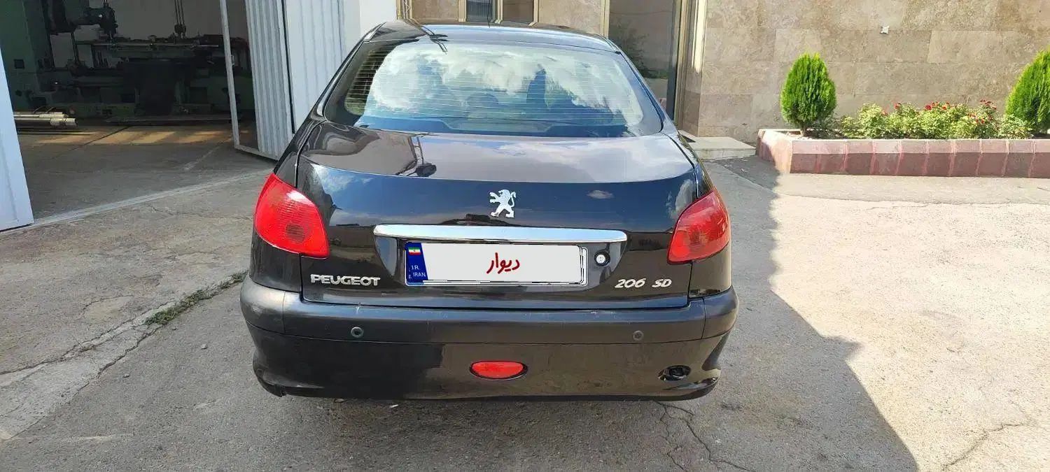 پژو ۲۰۶ صندوق دار v8 - 1396