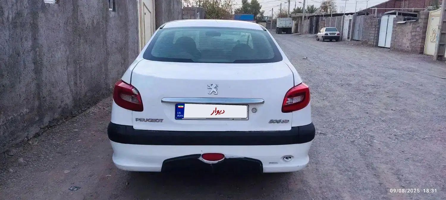پژو 206 تیپ 5 - 1390